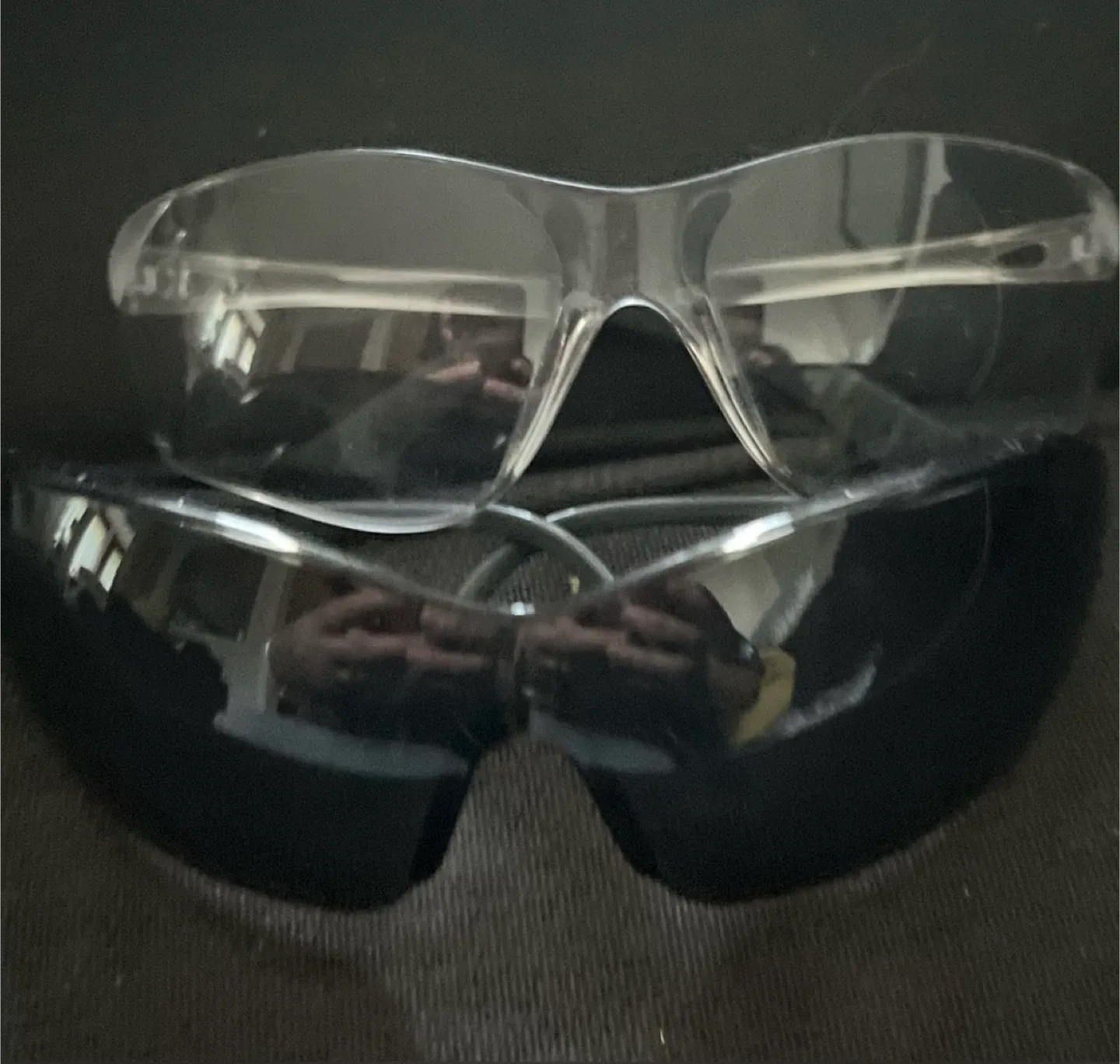 Safety Glasses - Clear & Black