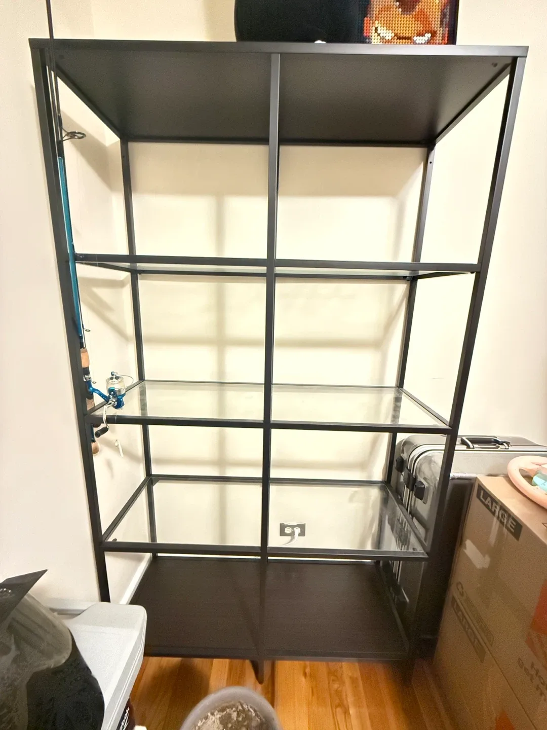IKEA Vittsjo Black-Brown Shelving Unit
