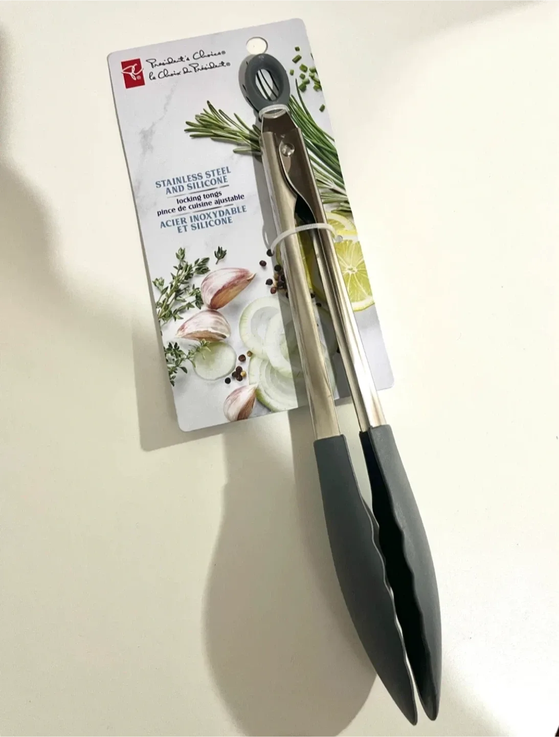 Pc stainless silicone tongs #Cleanout