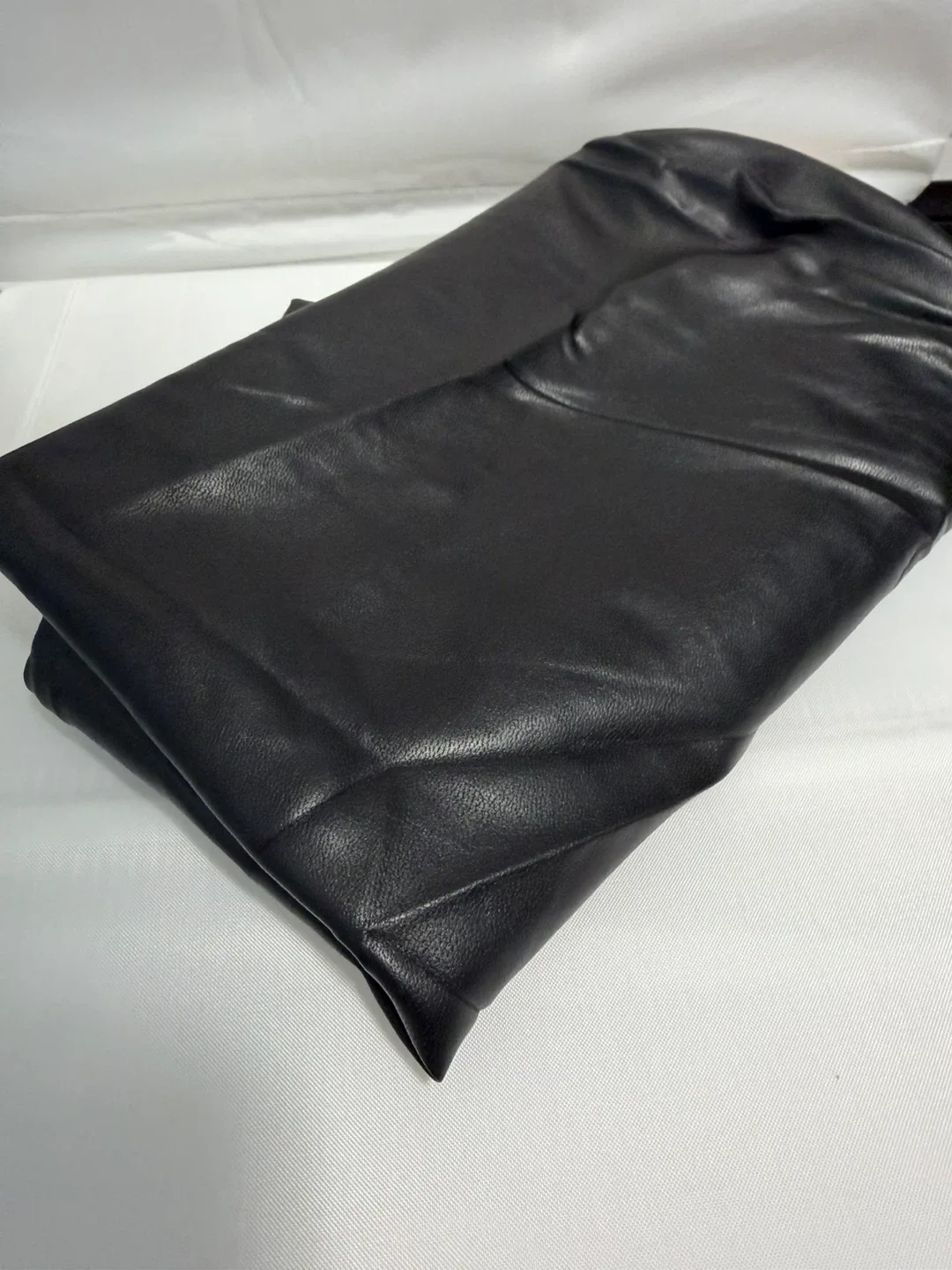 TEN by Babaton Black Faux Leather Skirt