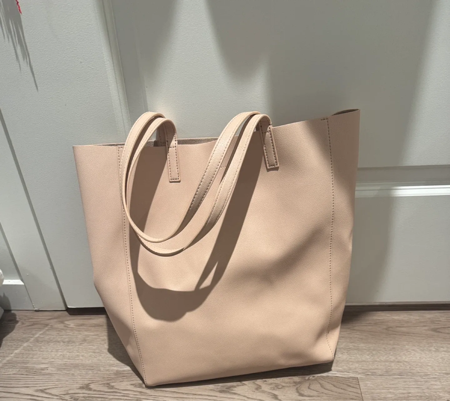 Aritzia Pale Pink Tote Bag
