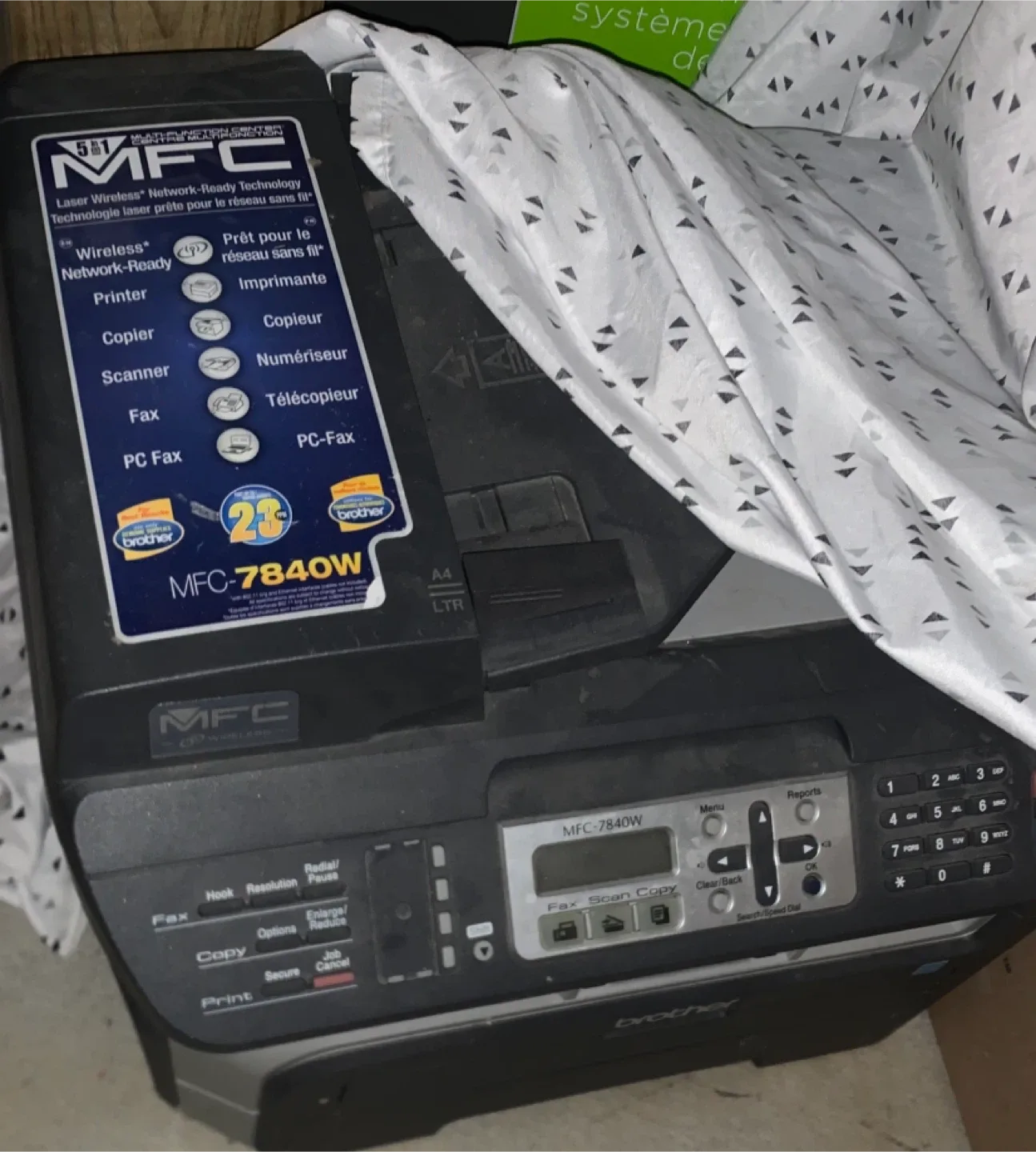 Brother MFC-7840W Laser Printer