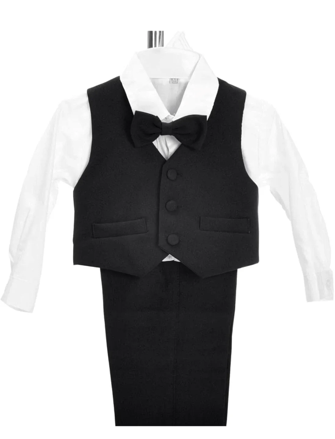 Bearbeaney Kids Black Suit Set image indicator(4)