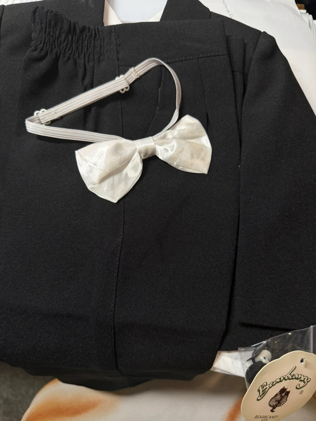 Bearbeaney Kids Black Suit Set image indicator(6)