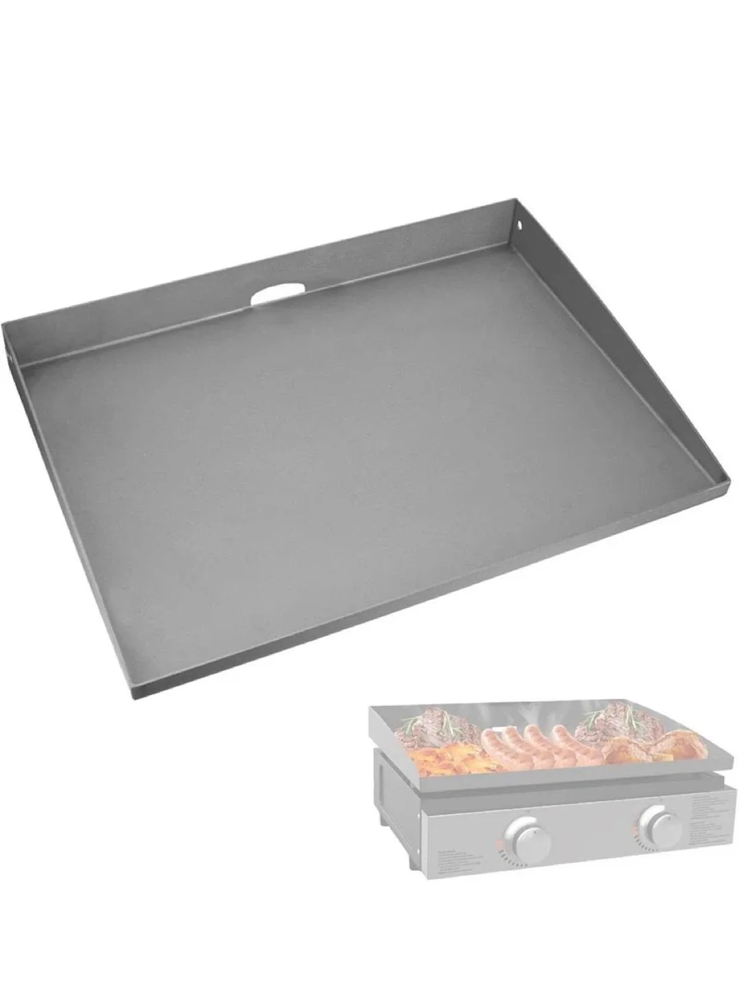 Heavy Duty Steel Griddle, 22 inch
