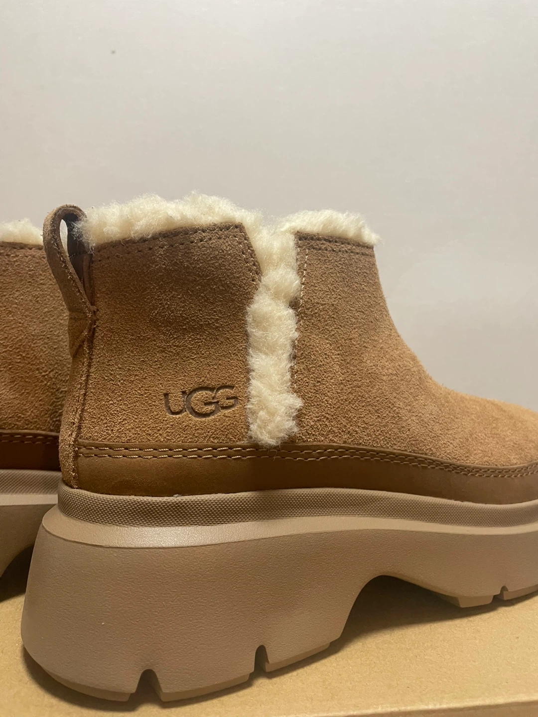 UGG Brown Suede Platform Ankle Boots - photo 2