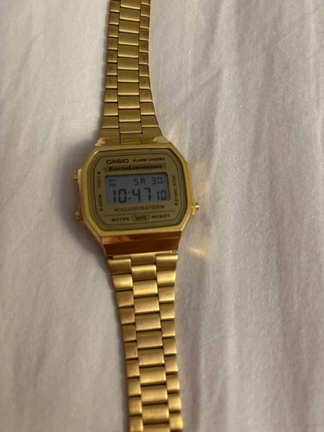 Casio Alarm Chrono Gold Watch - photo 2