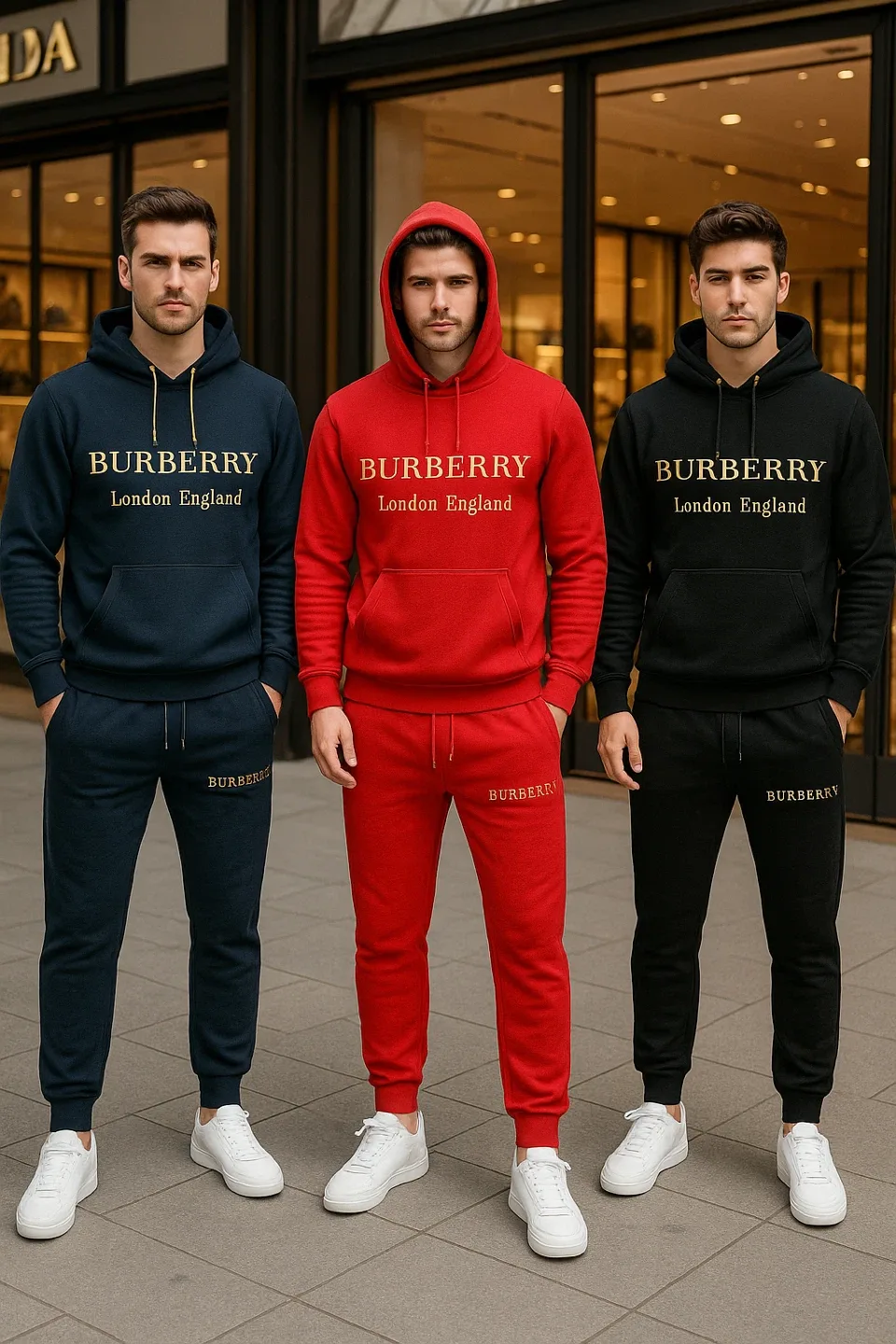 Burberry London England Red Tracksuit image indicator(2)
