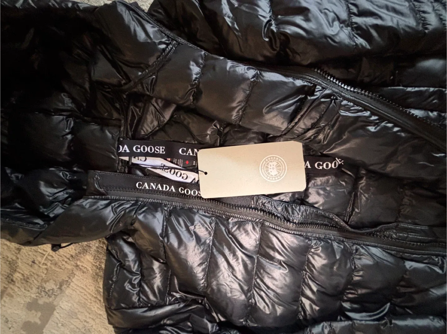 Canada Goose Black Down Jacket - New with Tags image indicator(2)