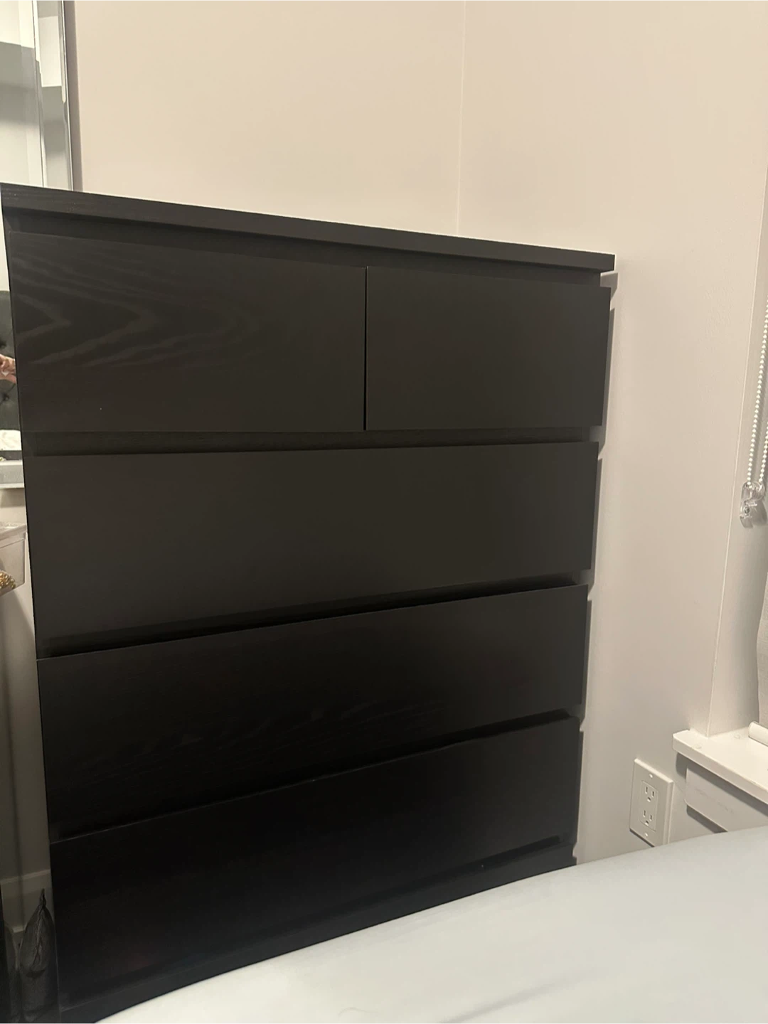IKEA Black-Brown 6-Drawer Dresser - photo 2