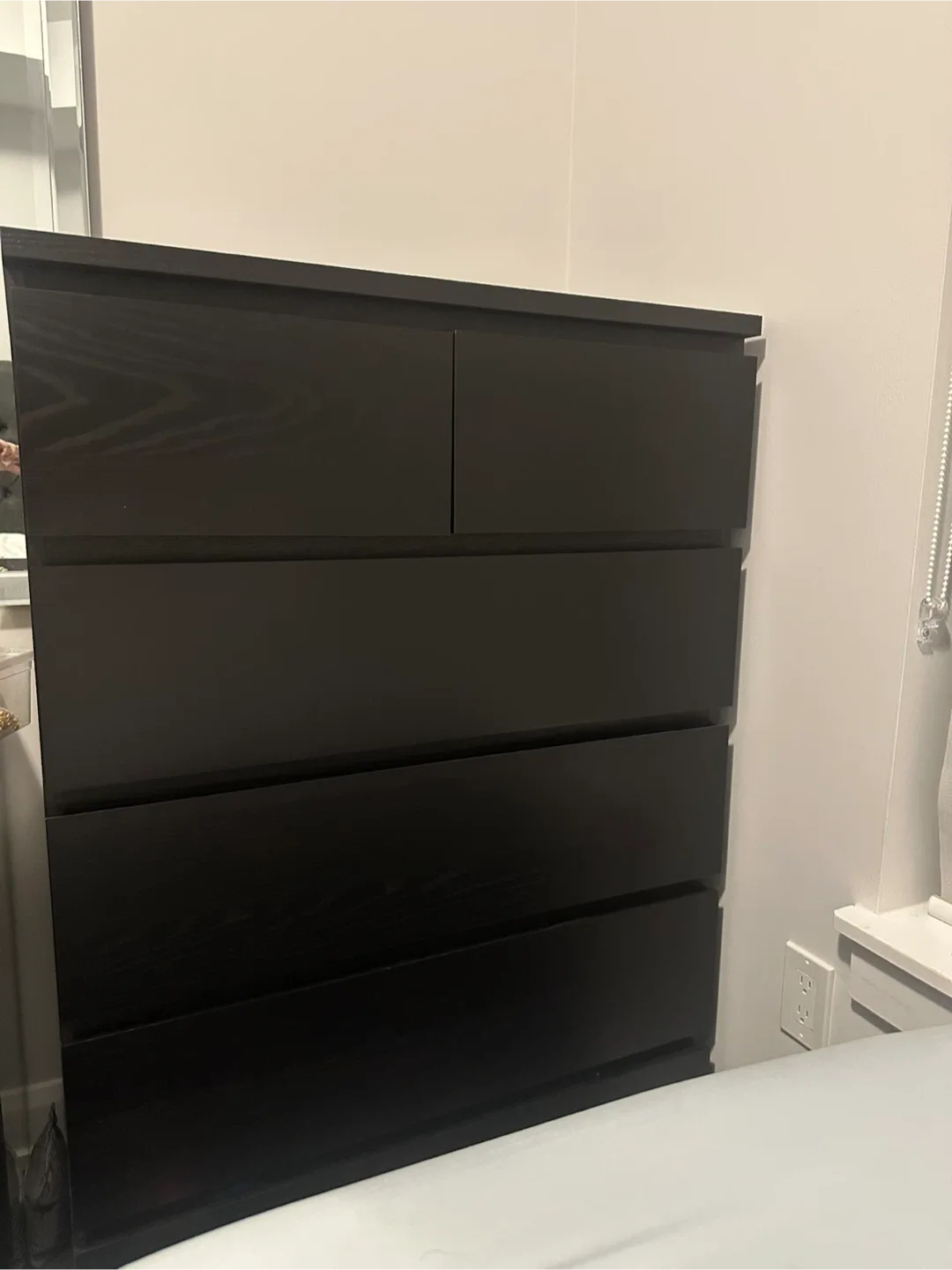 IKEA Black-Brown 6-Drawer Dresser image indicator(2)