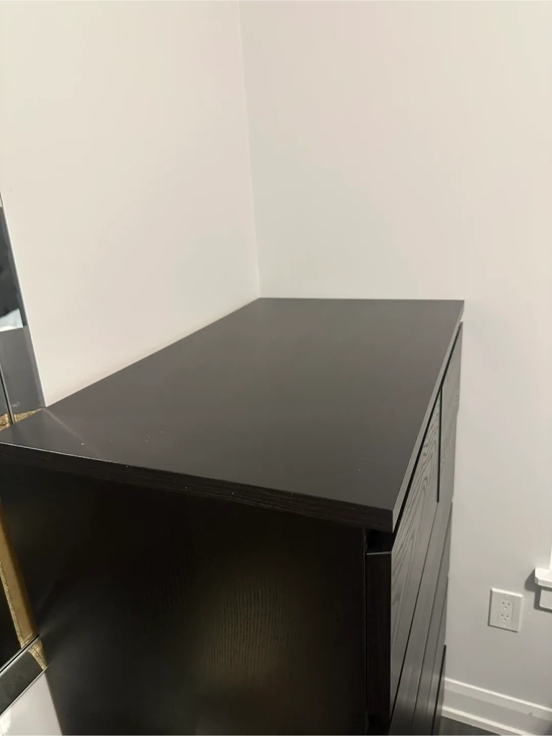 IKEA Black-Brown 6-Drawer Dresser image indicator(5)