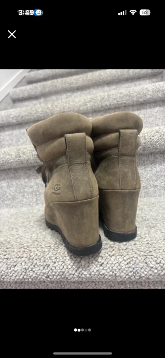UGG Wedge Heel Boots, Size 7.5