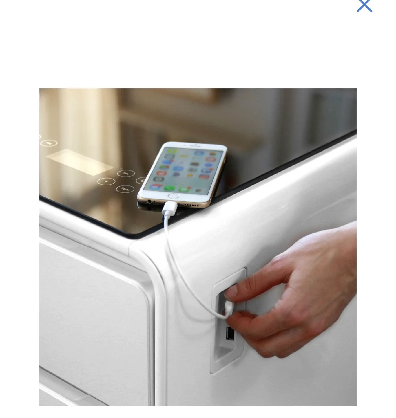 Sobro Smart Coffee Table with Built-in Refrigerator