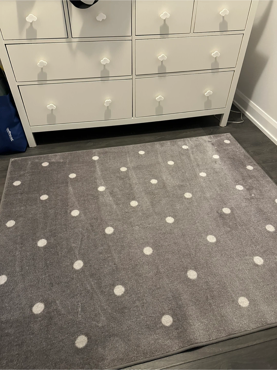 Polka Dot Rug - Grey - photo 2