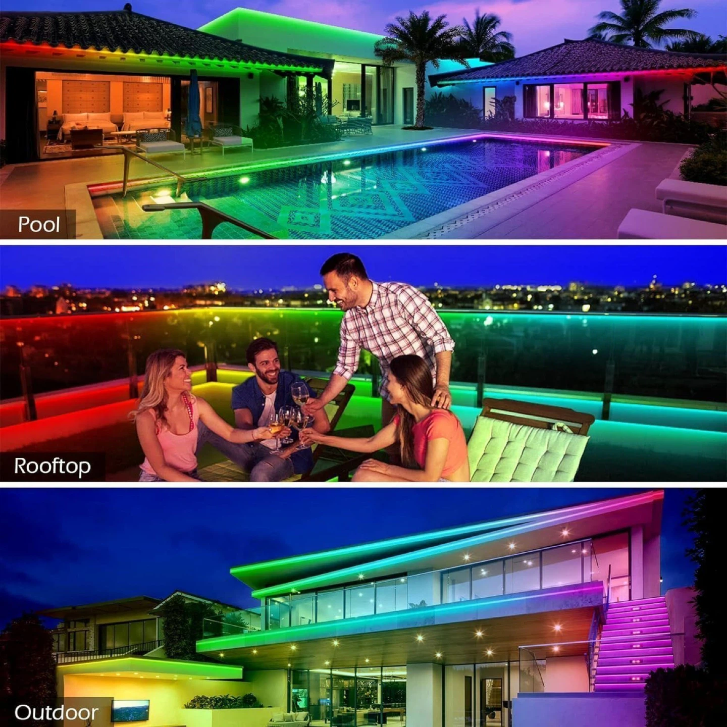 Outdoor LED Strip Lights - 300FT Waterproof - photo 2