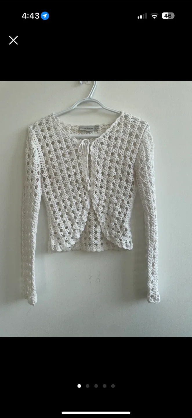 Premier Collection Crochet Cardigan - S/M