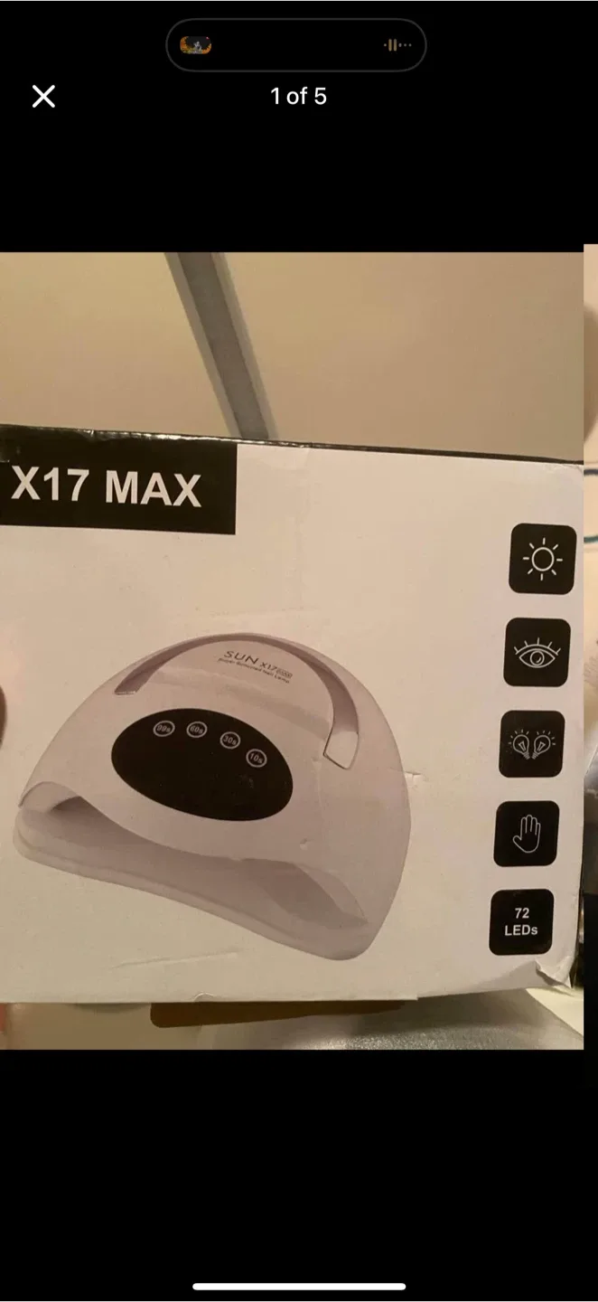 New SUN X17 MAX 72 LED Nail Lamp