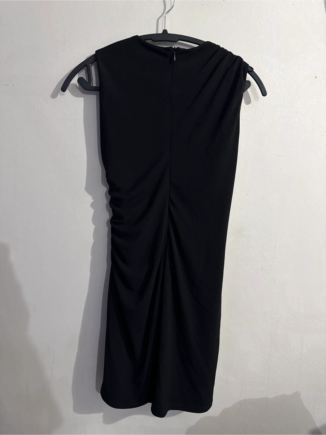 Zara Black Ruched Dress - Size M - photo 2