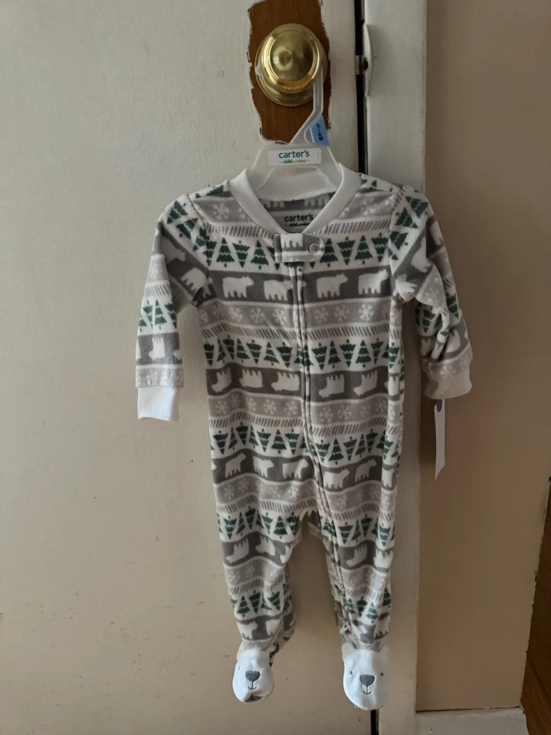 Carter's Fleece Footed Pajamas -With Tag