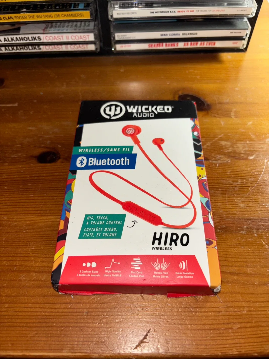 Wicked Audio Hiro Wireless Earbuds - Red