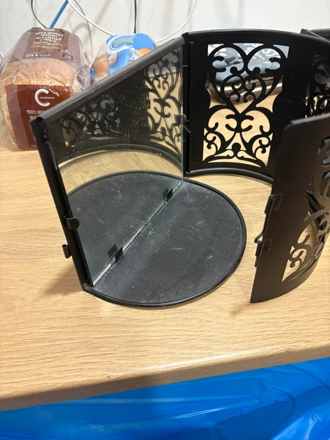 Wall Mounted Candle Holders - Black Metal image indicator(2)