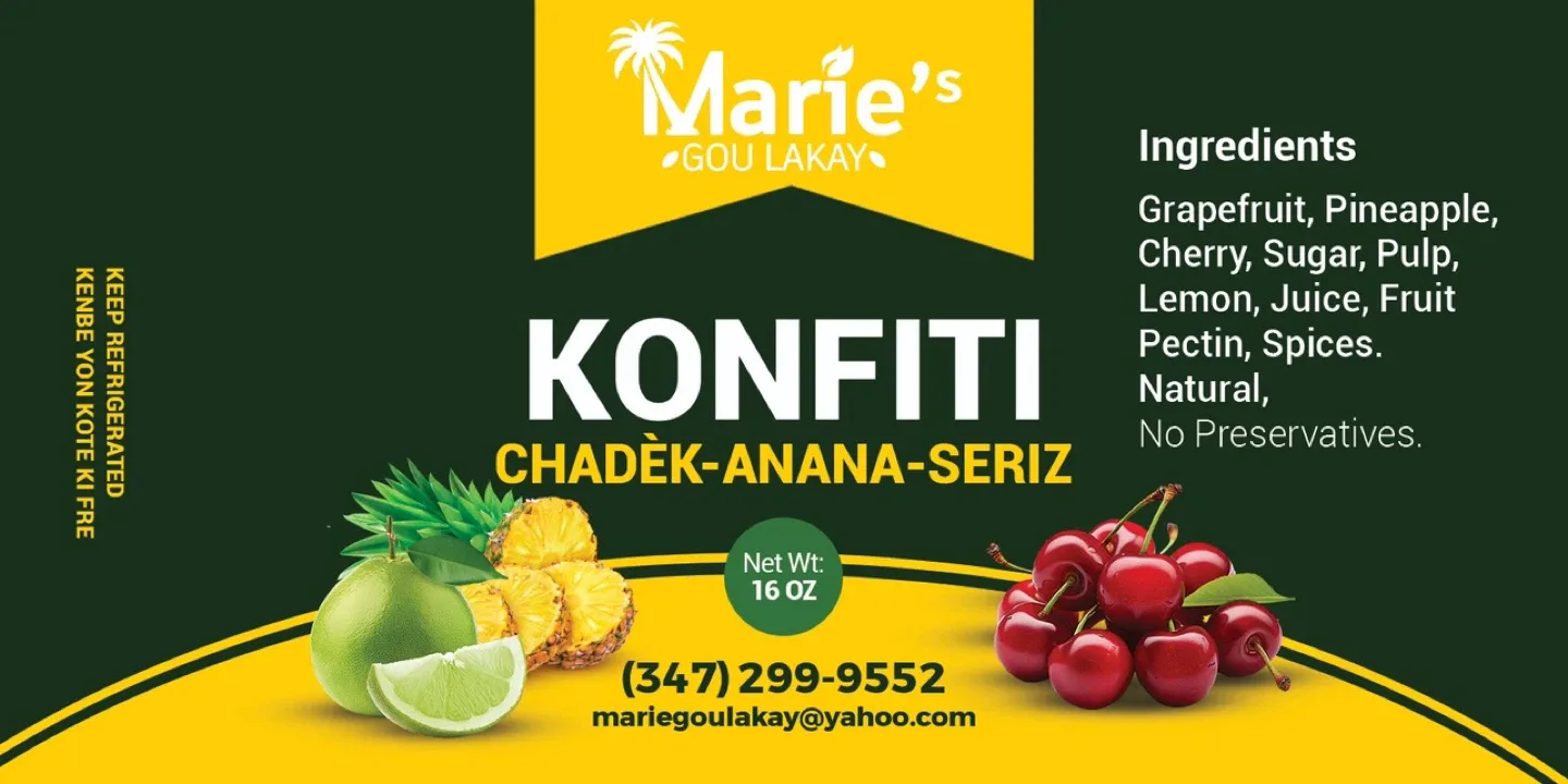 🇭🇹 Konfiti - MIX/ with Chadèk, Anana, seriz, FREE shipping