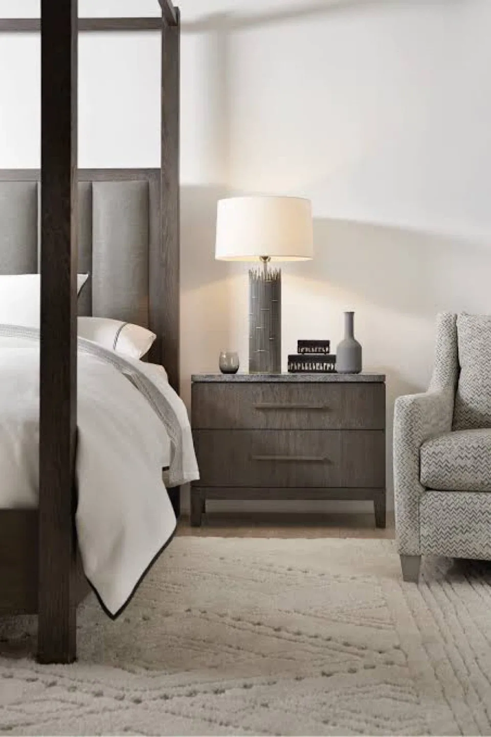 2-Drawer Table - Dark Wood Mahogany image indicator(9)