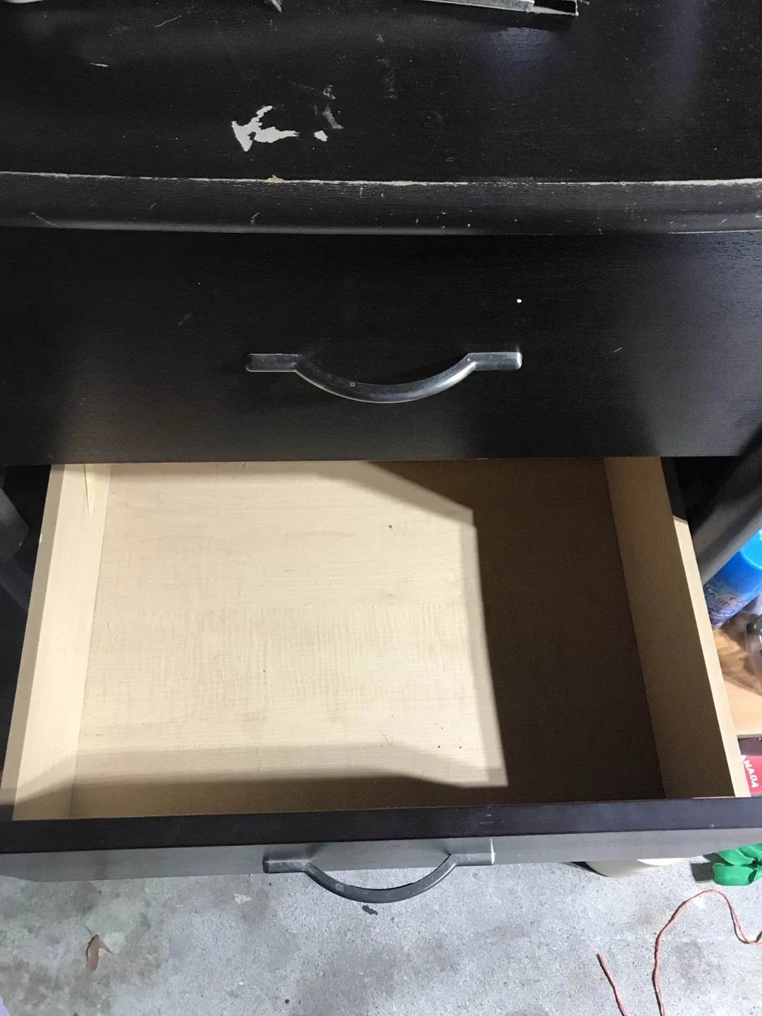 2-Drawer Table - Dark Wood Mahogany image indicator(5)