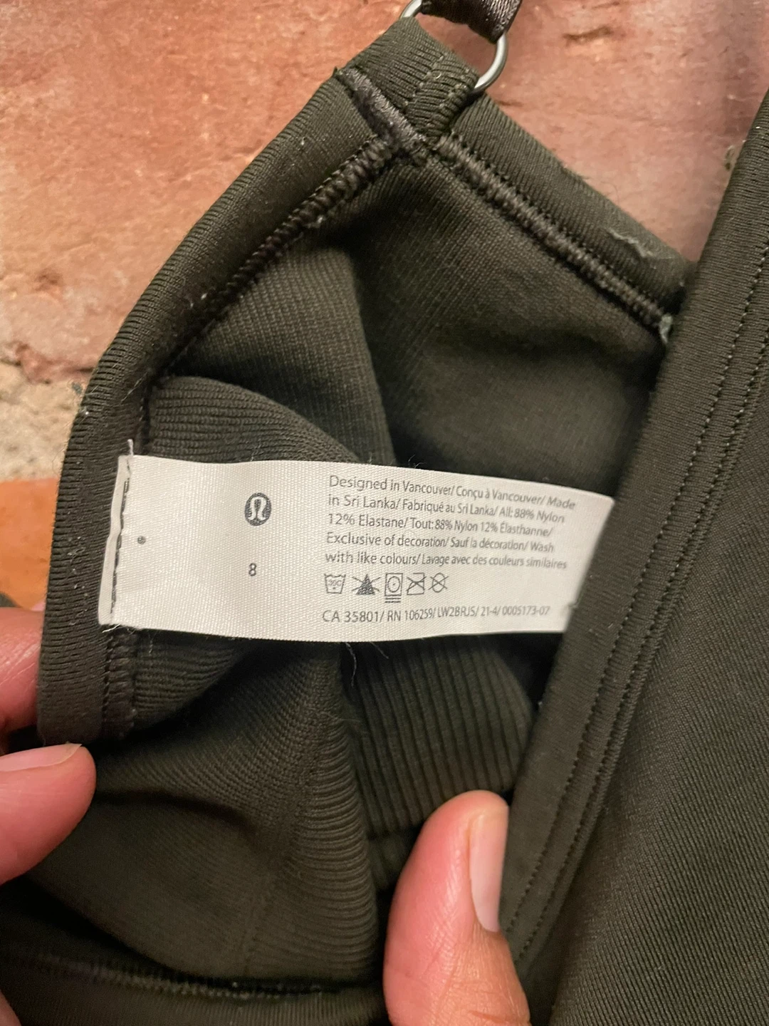 lululemon Ebb to Street Bra *Light Support C/D Cup, dark olive 8 - photo 5
