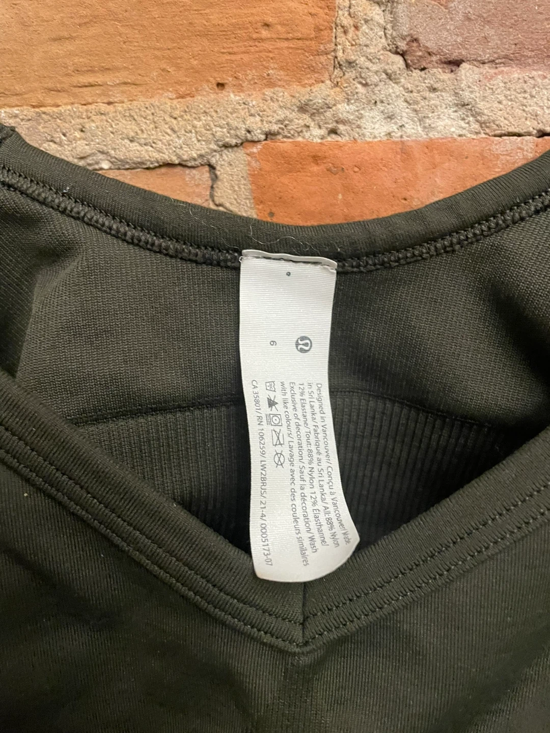 lululemon Ebb to Street Bra *Light Support C/D Cup, dark olive 8 - photo 2