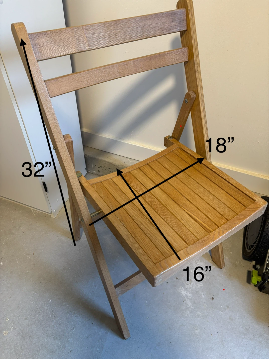Vintage Foldable Wooden Chairs - photo 3