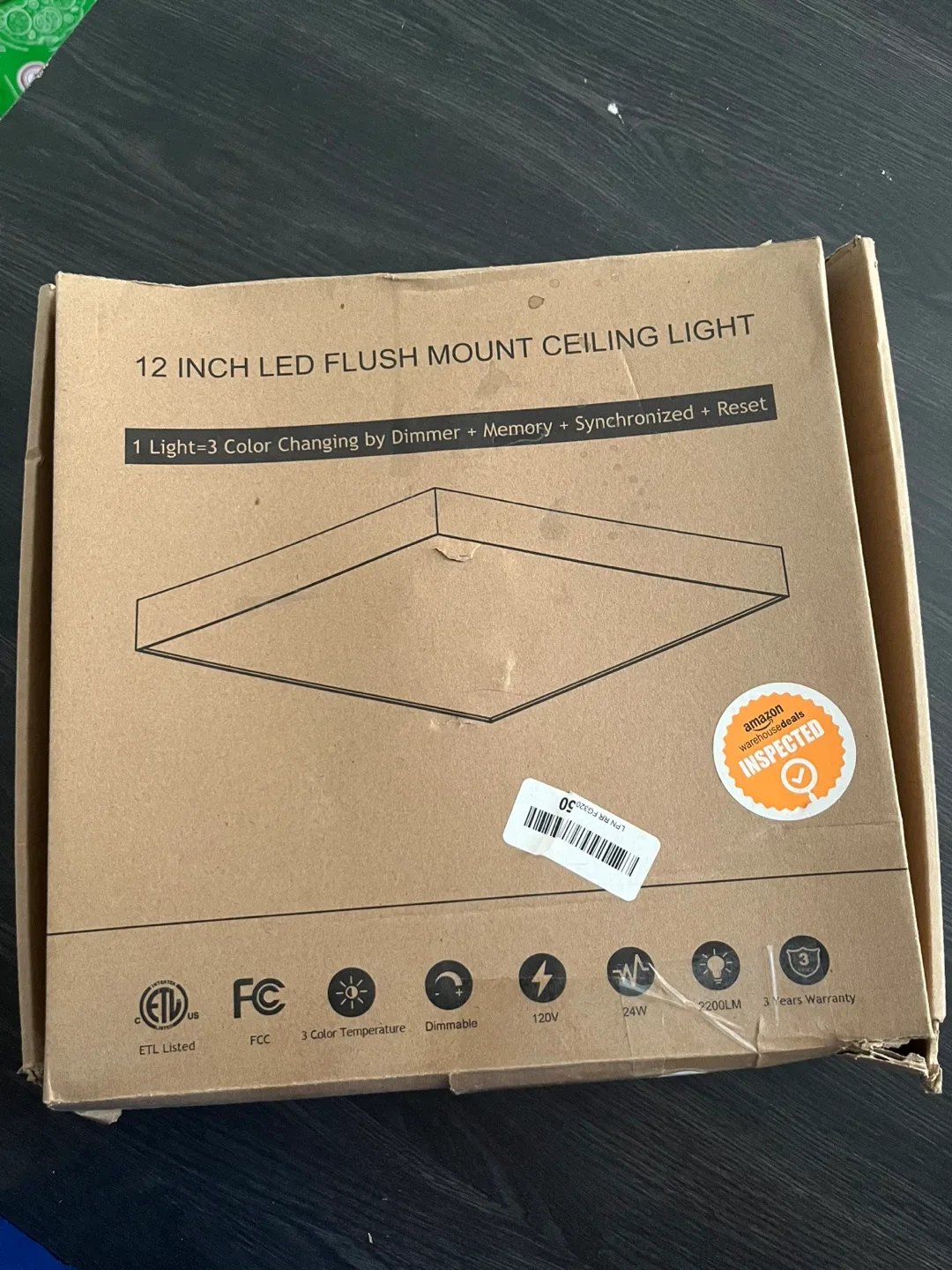 Ganeed 12 Inch LED Flush Mount Ceiling Light - NEW image indicator(2)