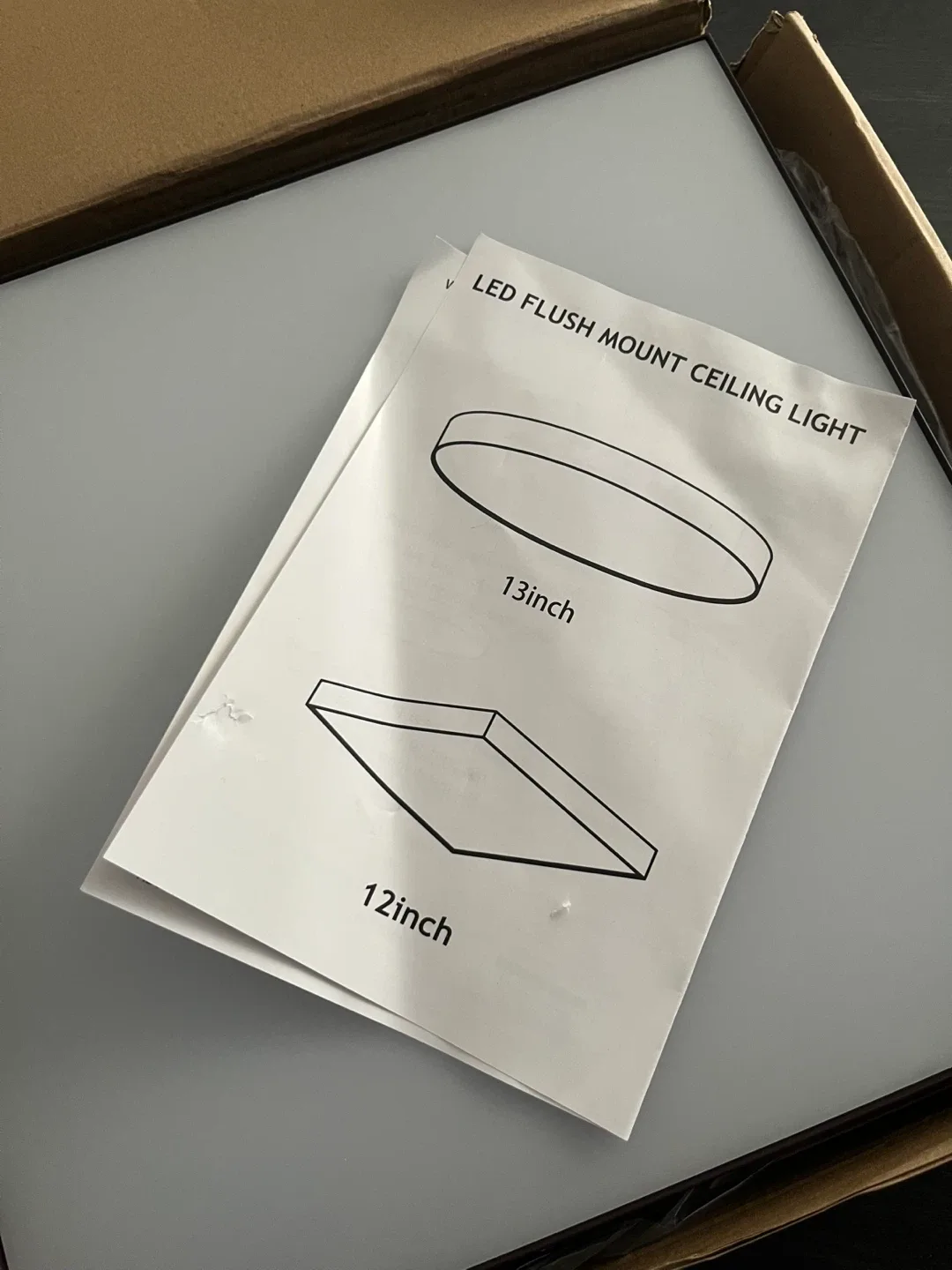 Ganeed 12 Inch LED Flush Mount Ceiling Light - NEW image indicator(3)