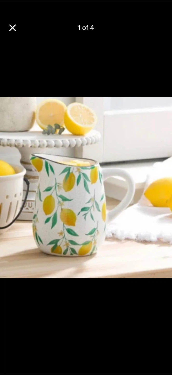 Scentsy Lemon Grove Pitcher