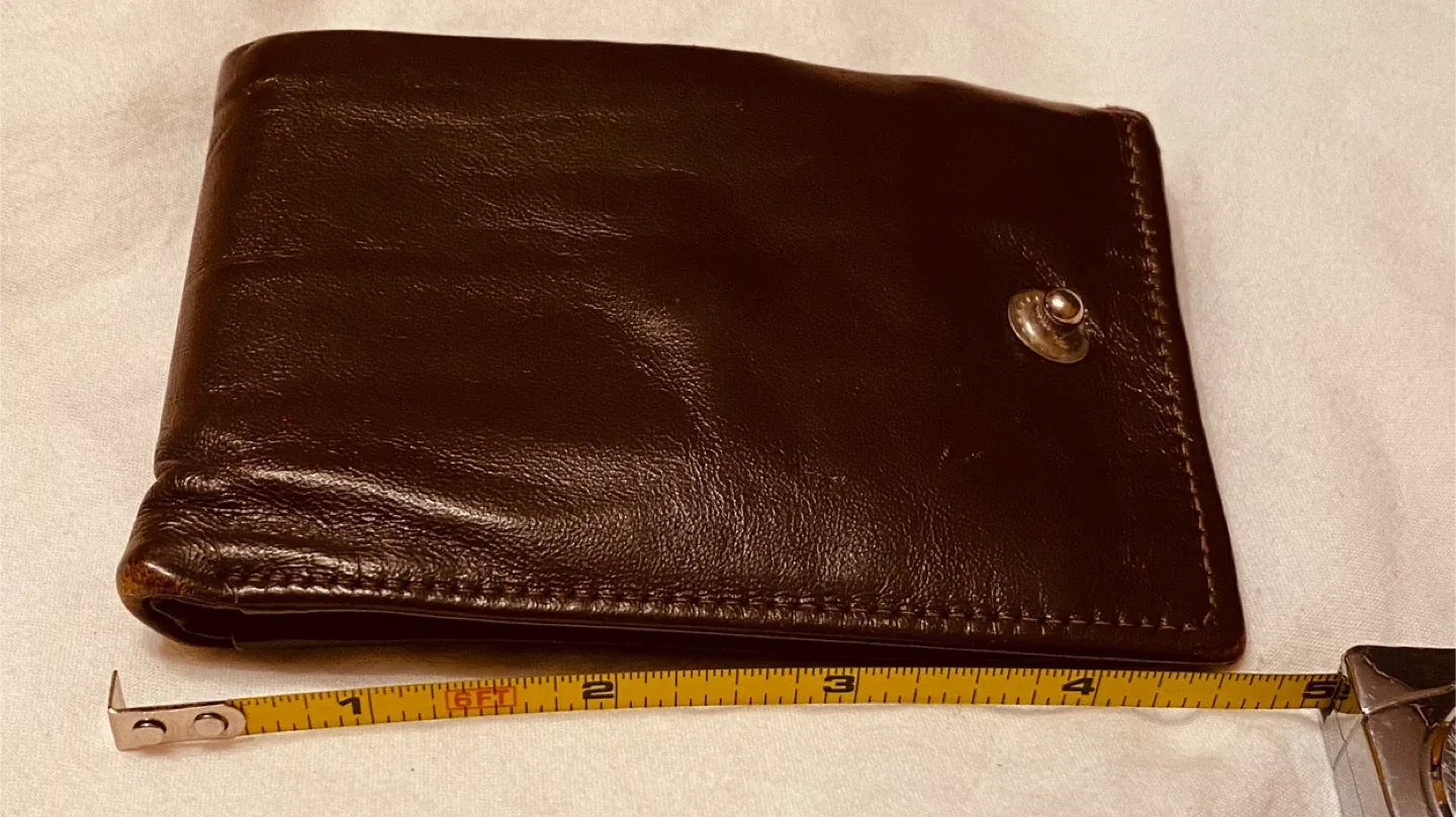 Vintage Brown Genuine Leather Wallet image indicator(4)