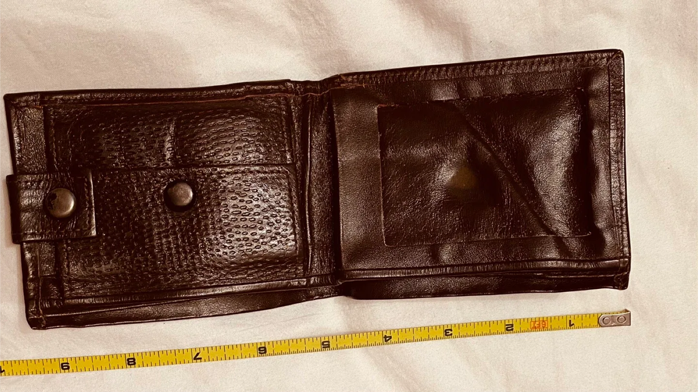Vintage Brown Genuine Leather Wallet