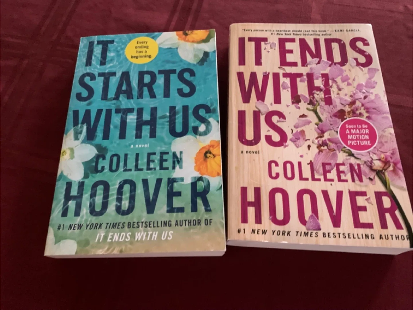 It Starts With Us & It Ends With Us by Colleen Hoover