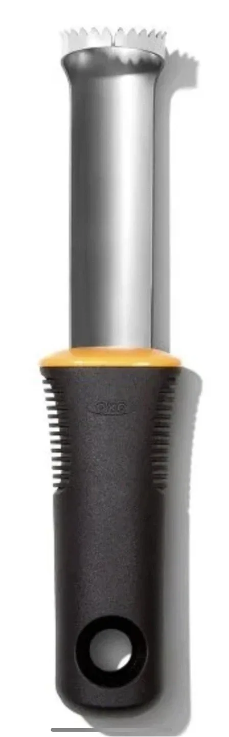 OXO Good Grips Garlic Press, Mango Slicer, Cherry PITTER image indicator(4)