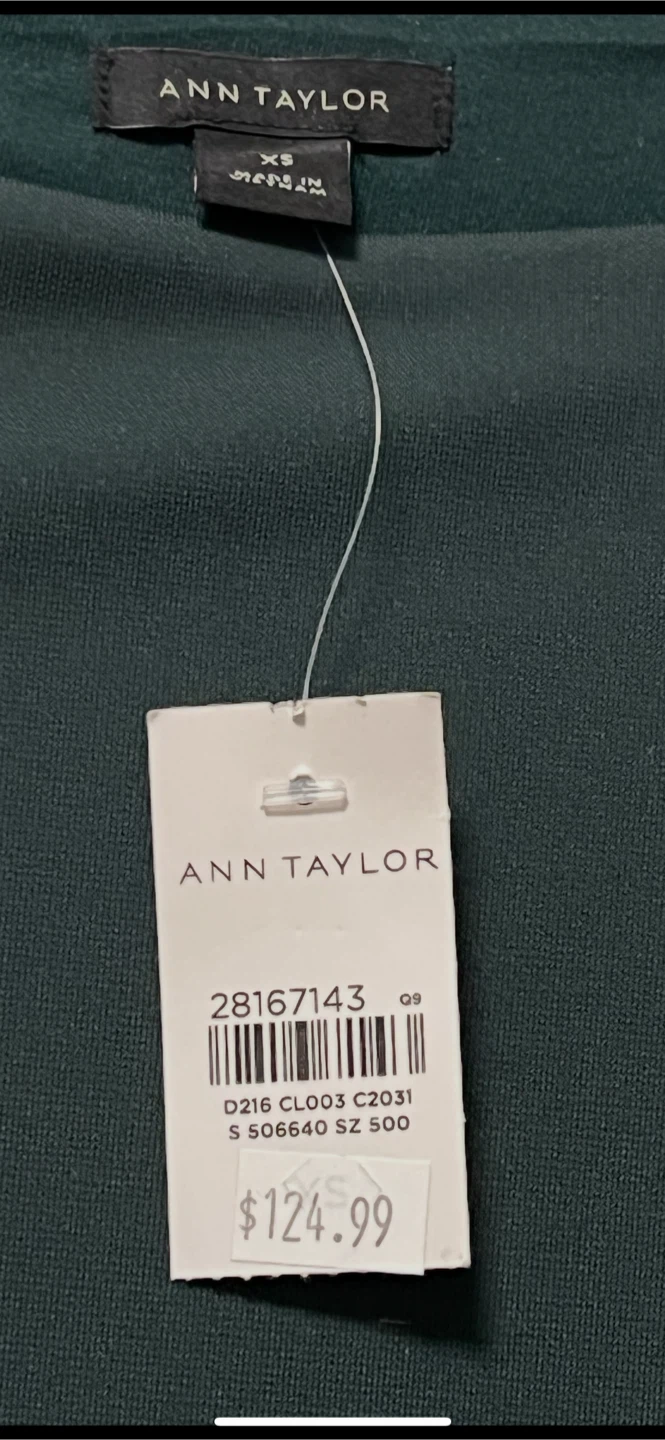 Ann Taylor Green Dress - Size XS - photo 4