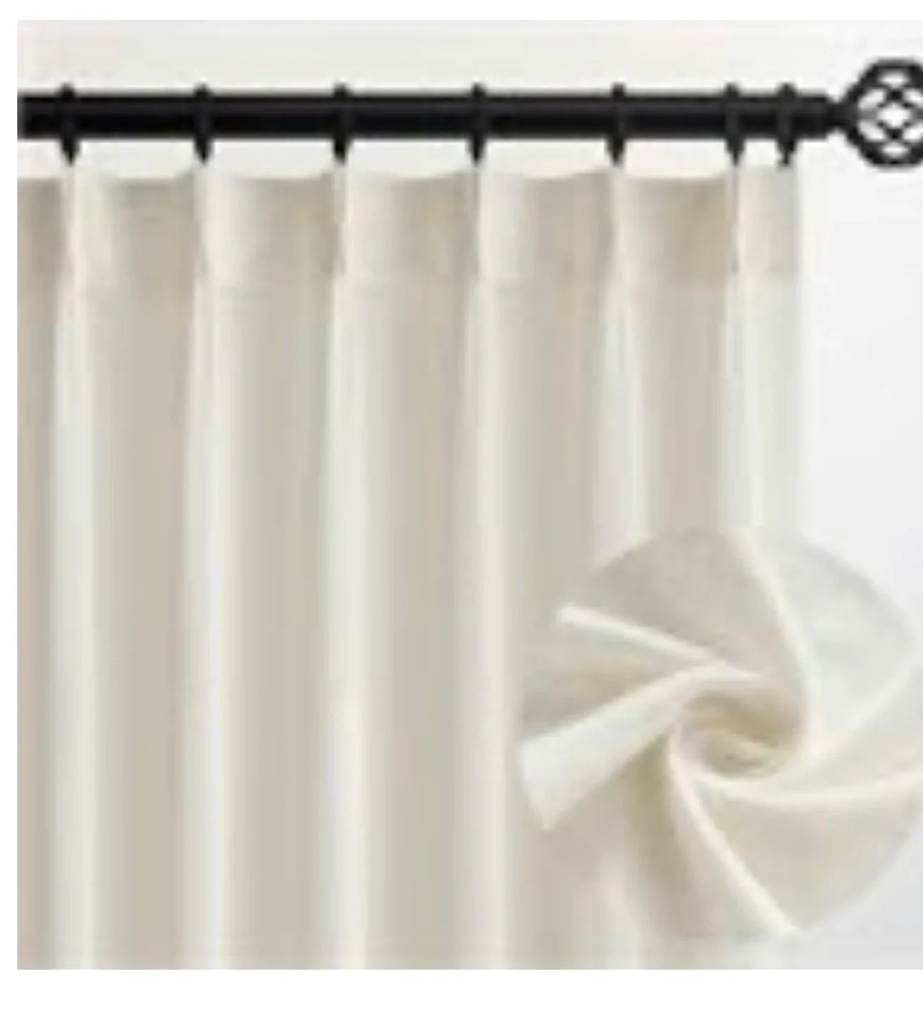 Off-White Curtain Panel