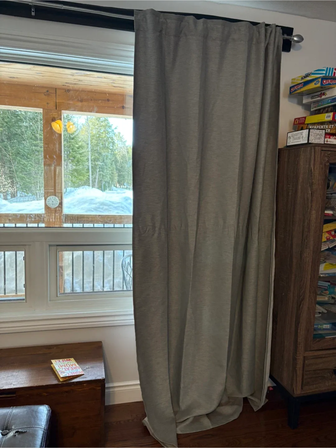 IKEA Vilborg Room Darkening Curtains - Grey image indicator(2)