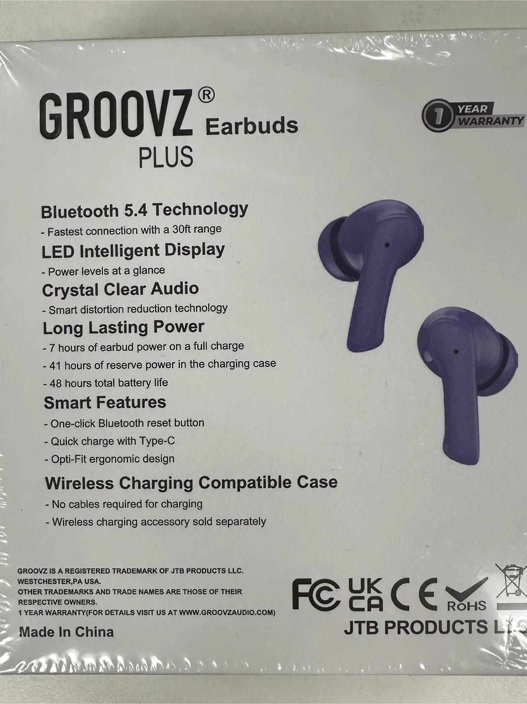 $15-New sealed Earbuds Bluetooth
