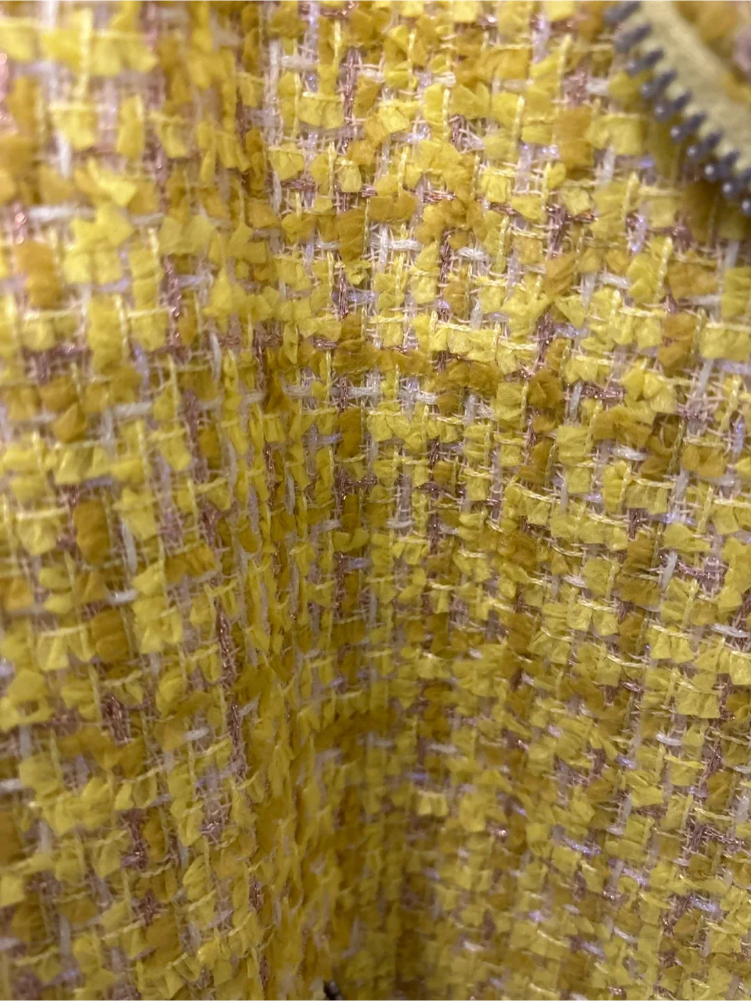 Walter Baker Yellow Tweed Jacket - New Size L image indicator(4)