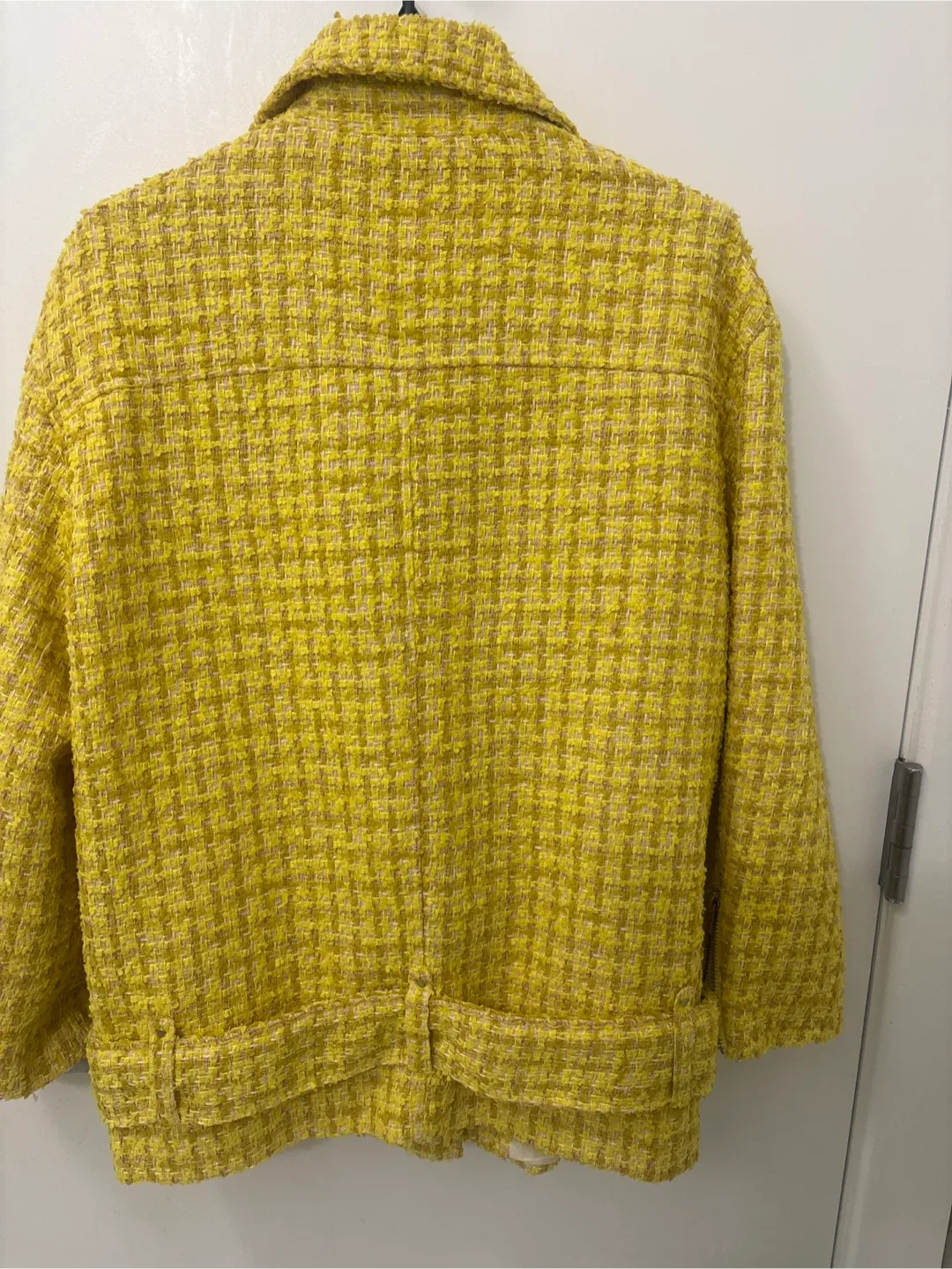 Walter Baker Yellow Tweed Jacket - New Size L image indicator(5)