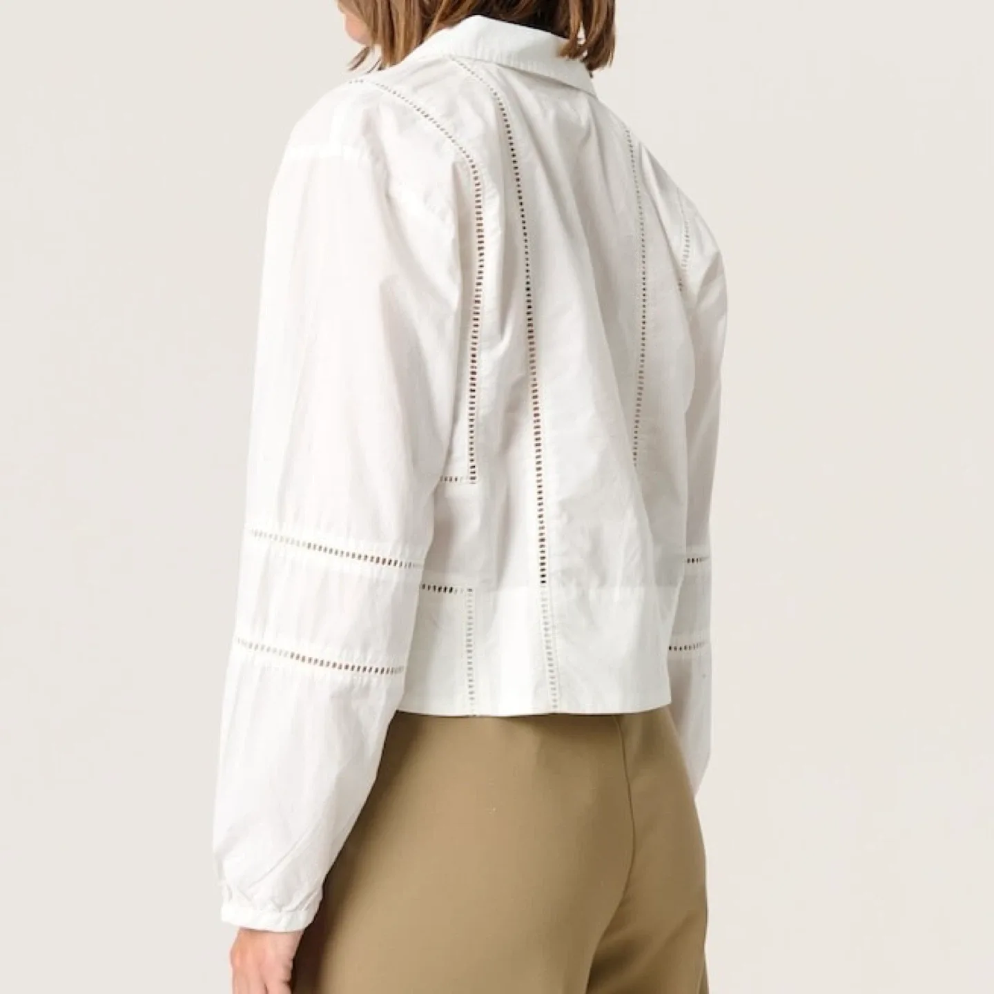 Soaked in Luxury Tie Fastening 100% Cotton Blouse image indicator(2)