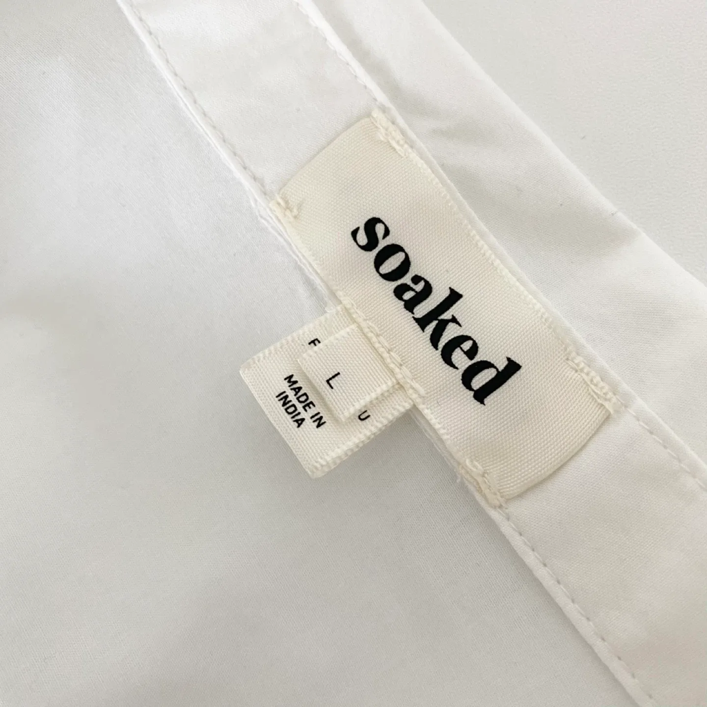 Soaked in Luxury Tie Fastening 100% Cotton Blouse image indicator(9)