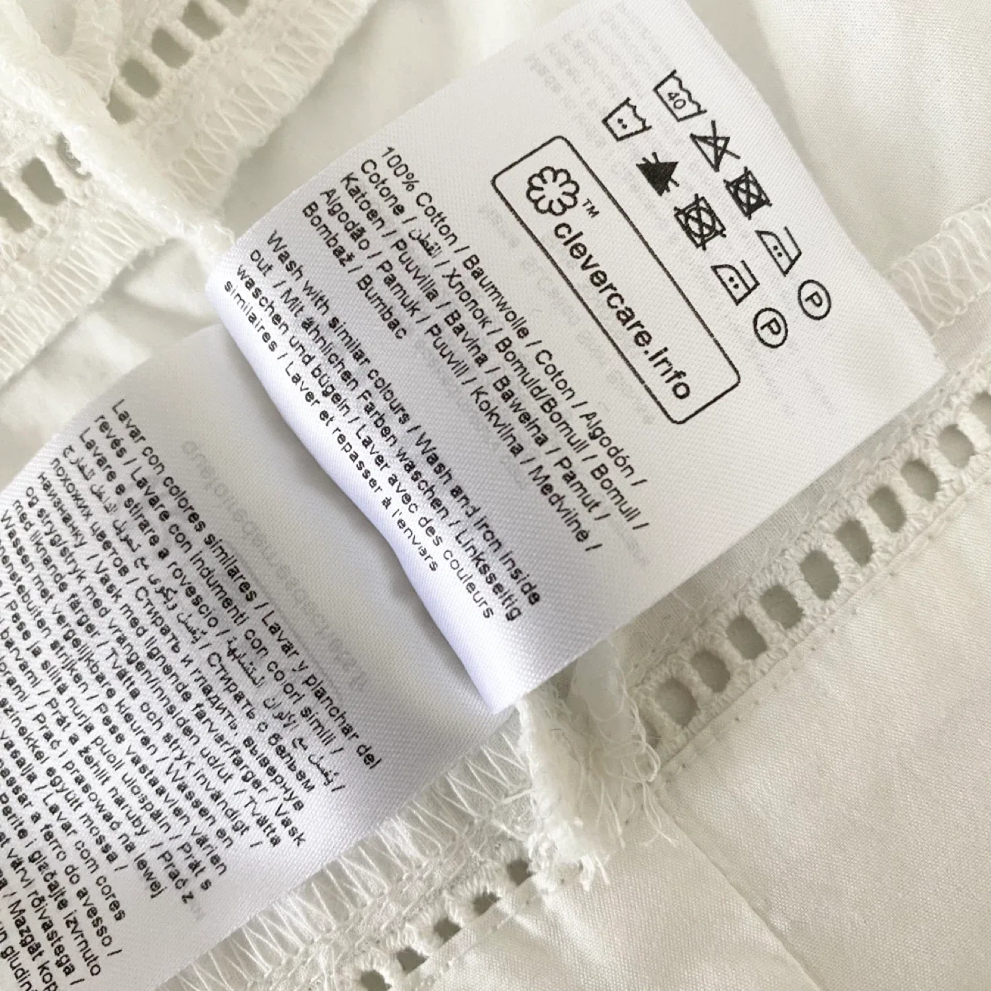 Soaked in Luxury Tie Fastening 100% Cotton Blouse image indicator(10)