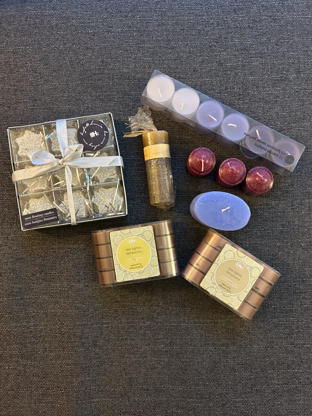 New Candles Bundle - Tea Lights, Floating Candles