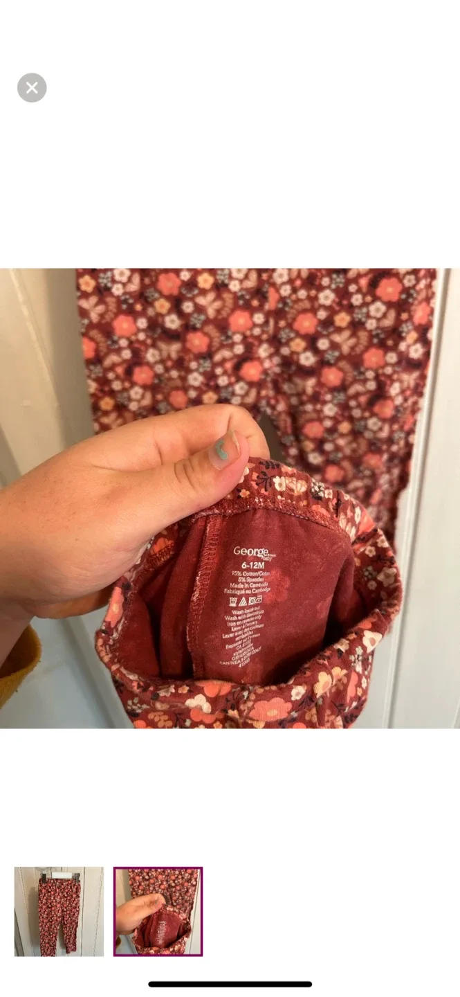 George Floral Pants - 6-12M image indicator(2)